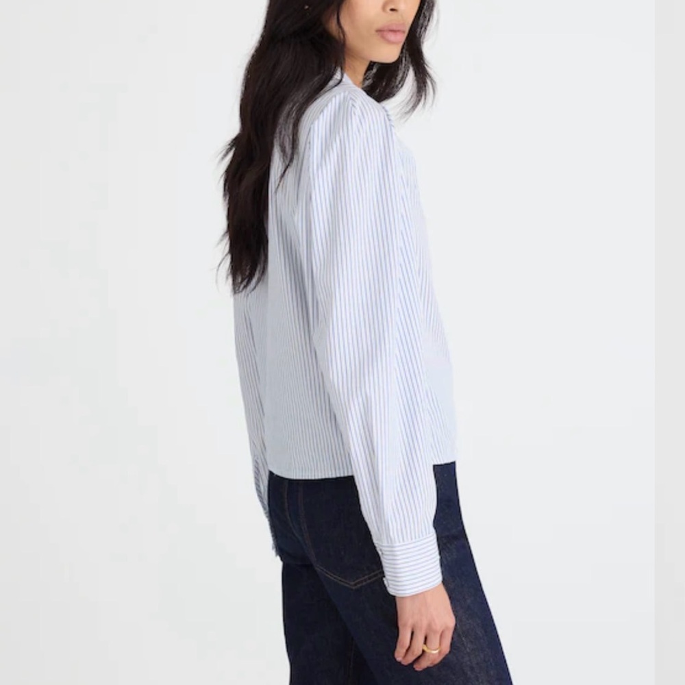 MADEWELL‎ M Puff-Sleeve Button-Up Shirt NX205 - Picture 3 of 7